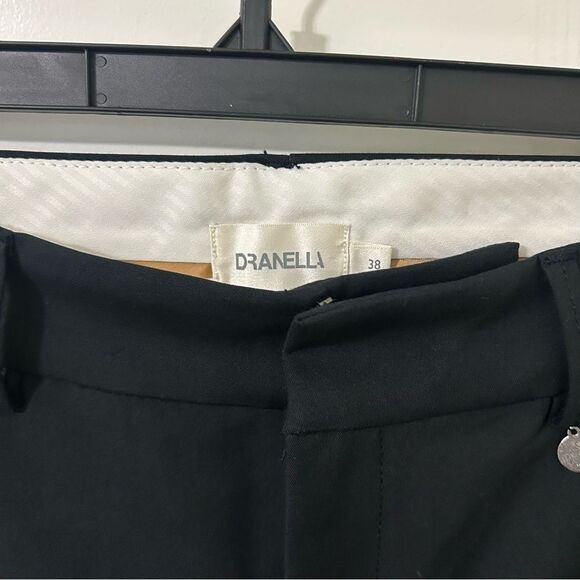 Dranella | Black Regular Fit Straight Leg Pants | Size EU 38 - Picture 2 of 5